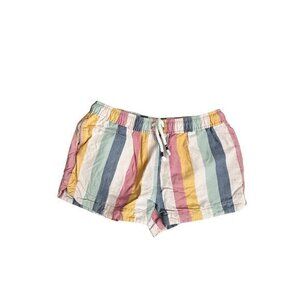 Oshkosh BGosh Kids Striped Cotton Shorts Size 8/8A Multicolor Elastic Waist